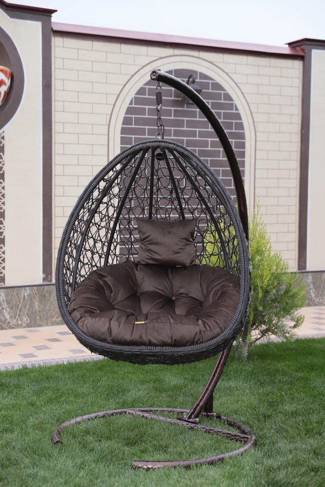 Подвесное кресло Samruk Mebel Dina SM101721 коричневый купить,NaN