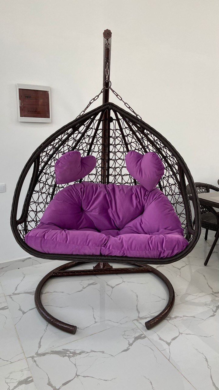 Подвесное кресло Samruk Mebel Coco2 SM101765 коричневый купить,NaN