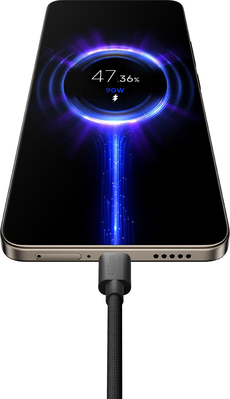 Кабель Xiaomi USB TypeC (M), 1 м, черный