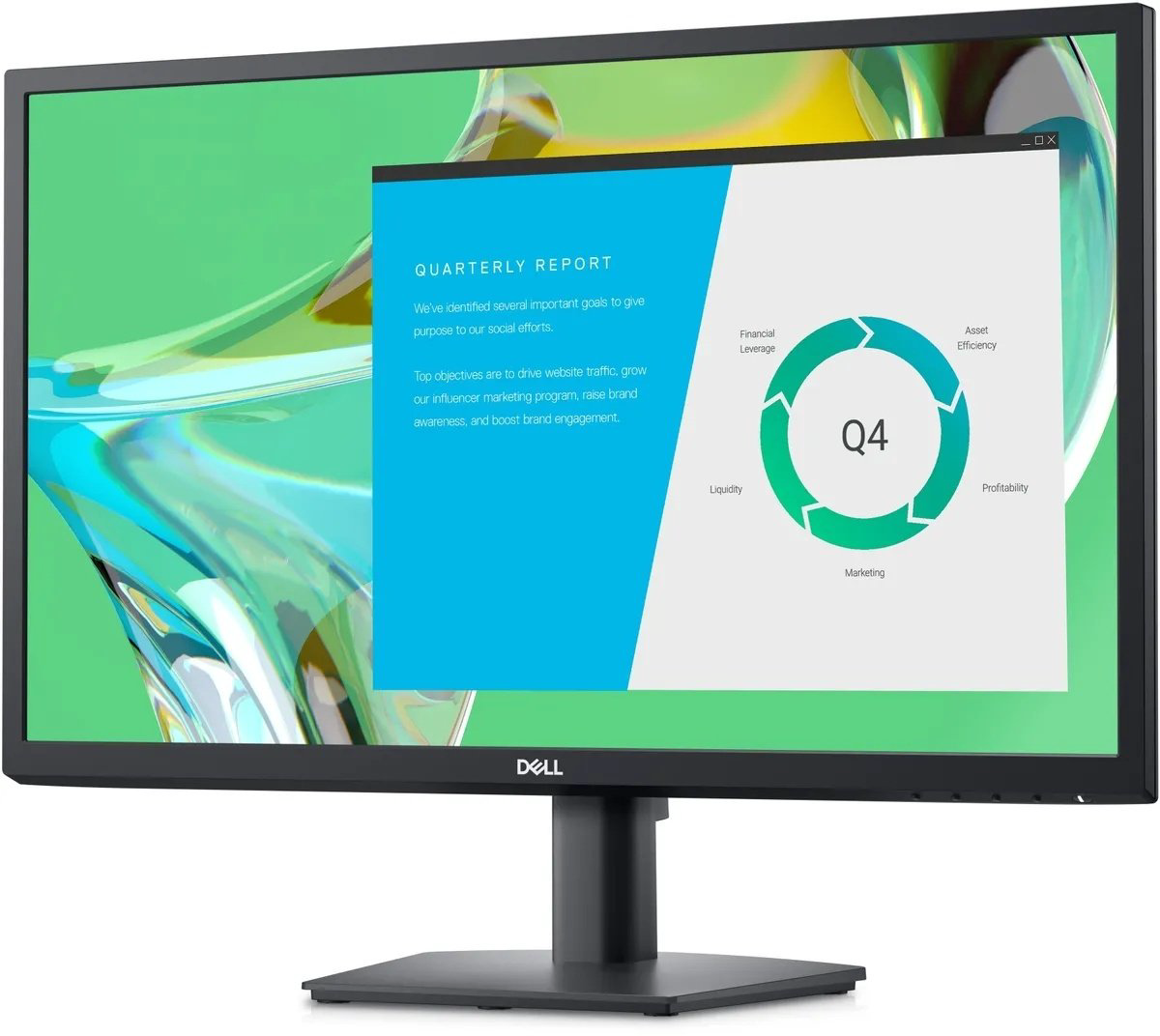 Монитор 23.8" DELL 2422-7678 E2422HN черный купить,NaN