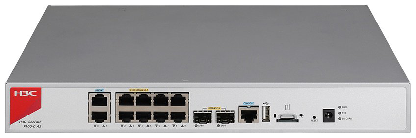 Маршрутизатор H3C NS-SecPath F100-C-A2-I