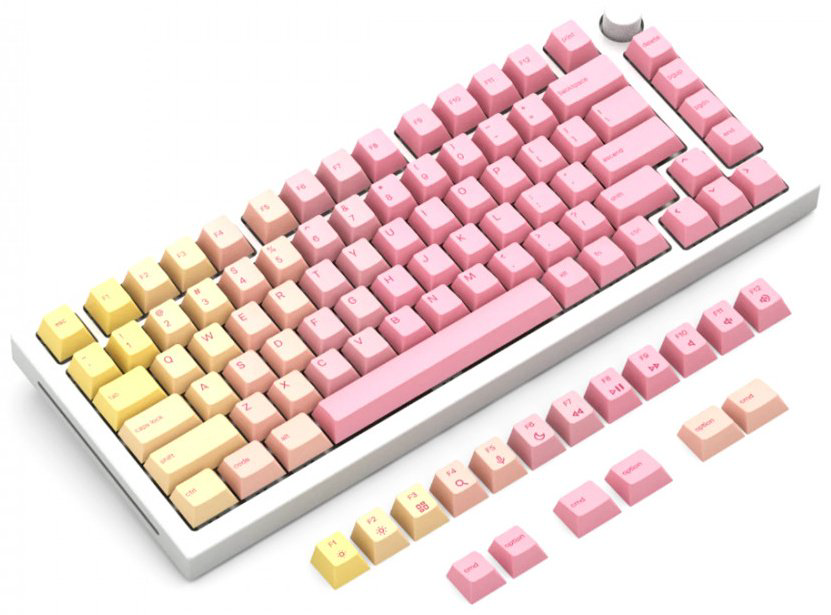 Кейкапы для клавиатуры GLORIOUS GLO-KC-GPBT-PG розовый купить,26217