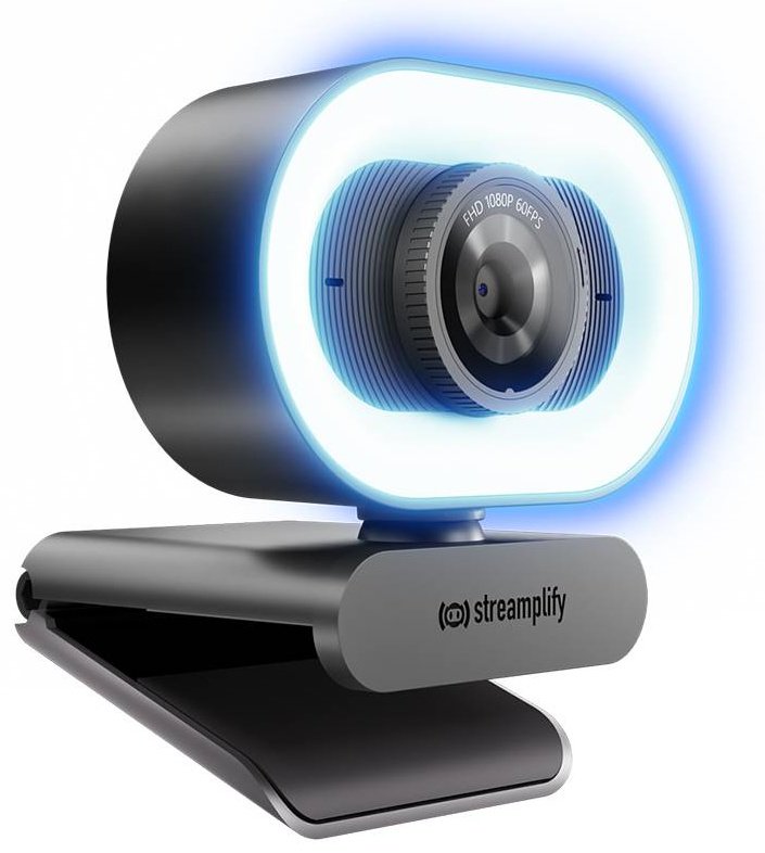 Веб-камера Streamplify CAM PLUS-FHD-2M60-LIGHT-BK чёрный купить,NaN