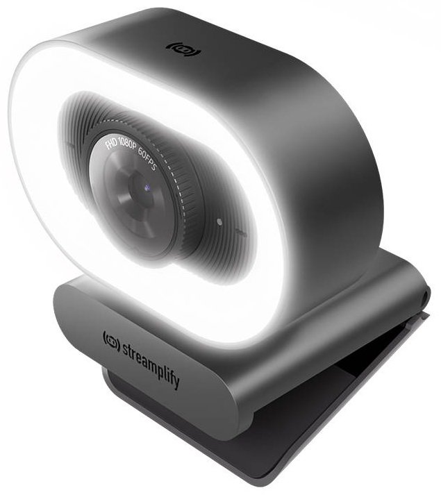 Веб-камера Streamplify CAM PLUS-FHD-2M60-LIGHT-BK чёрный купить,NaN
