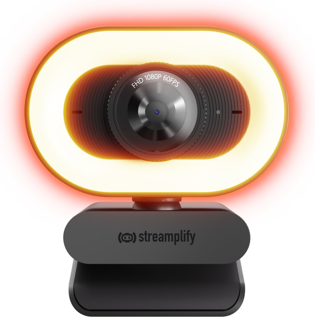 Веб-камера Streamplify CAM PLUS-FHD-2M60-LIGHT-BK чёрный купить,NaN