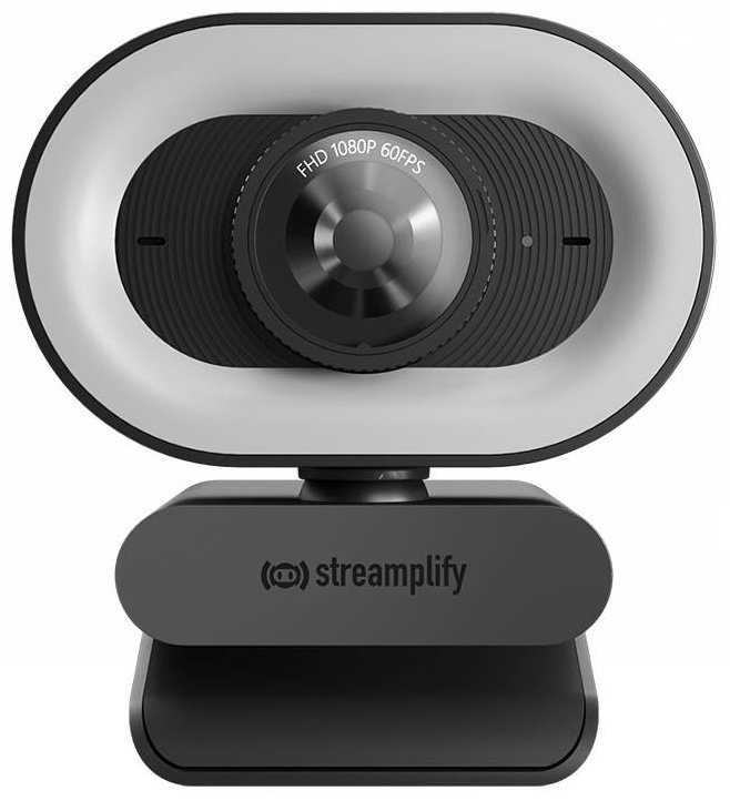 Веб-камера Streamplify CAM PLUS-FHD-2M60-LIGHT-BK чёрный купить,NaN
