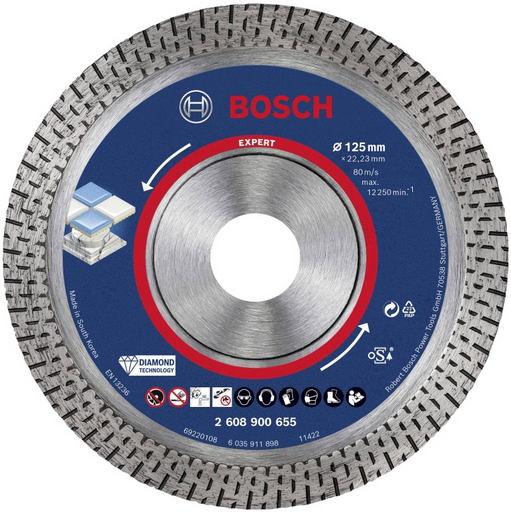 Диск алмазный Bosch HardCeramic 2608900655 125мм