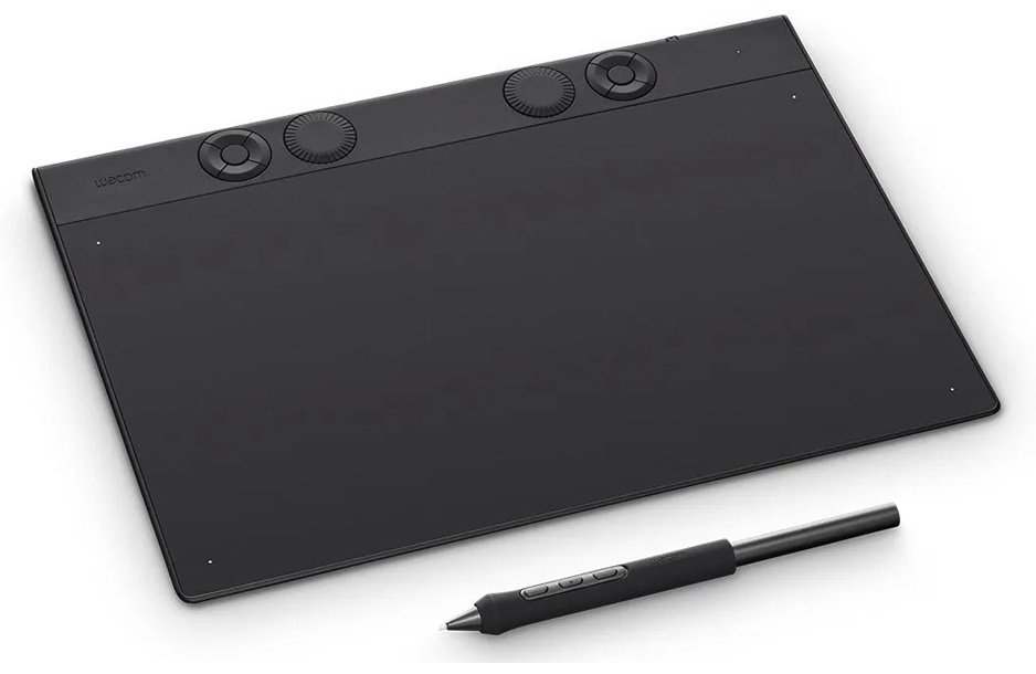 Графический планшет Wacom Intuos Pro pen tablet large черный купить,322523