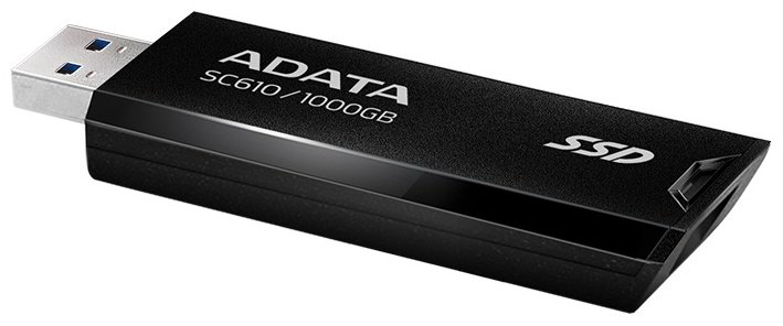 Внешний накопитель ADATA SC610-1000G-CBK/RD 1000 Гб купить,NaN