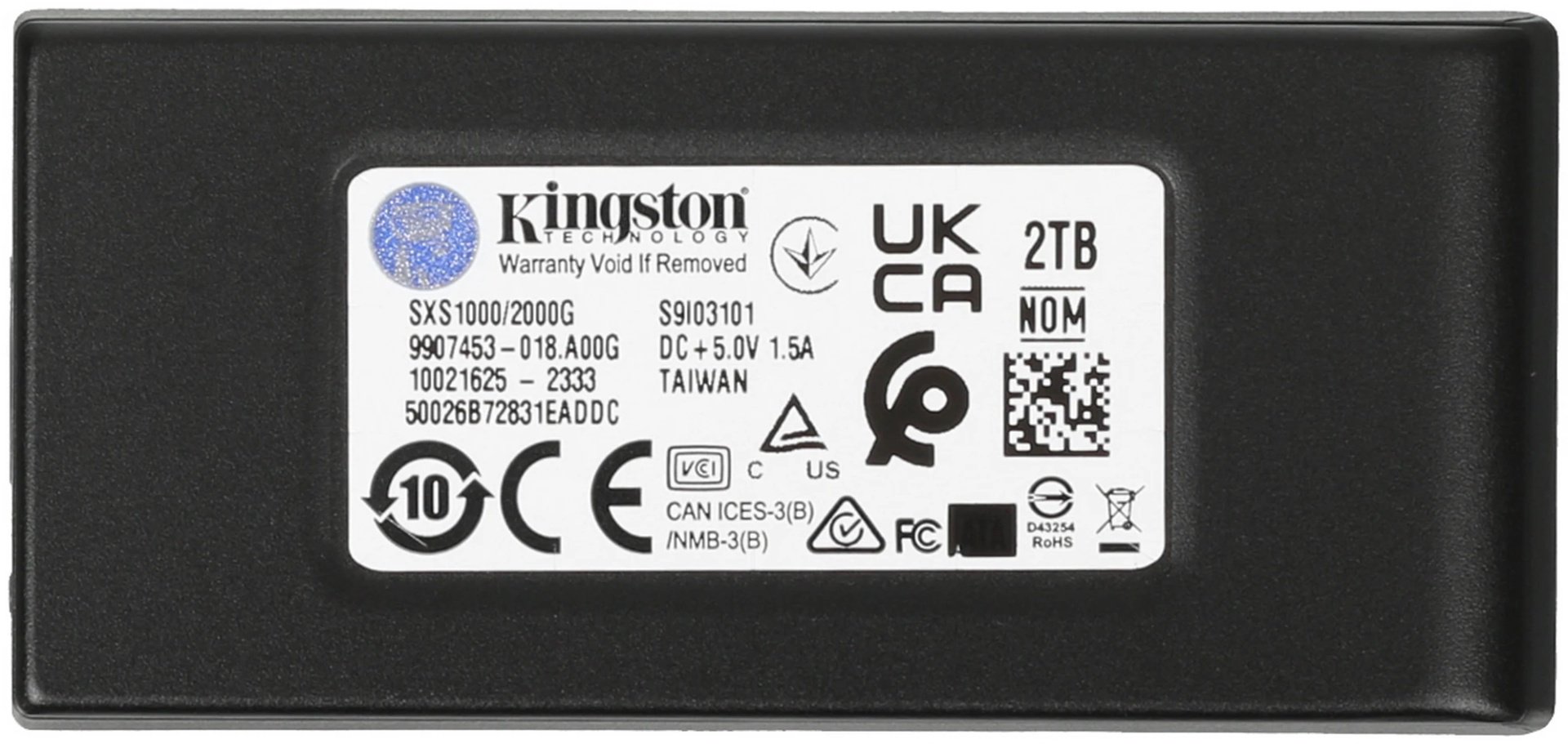 Внешний накопитель Kingston SXS1000/2000G 2000 Гб купить,206844