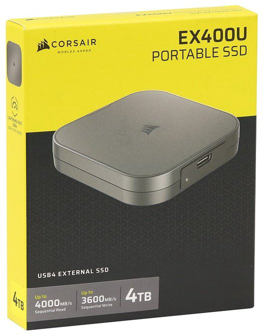 Внешний накопитель Corsair EX400U/CSSD-EX400U4TB 4000 Гб купить,NaN