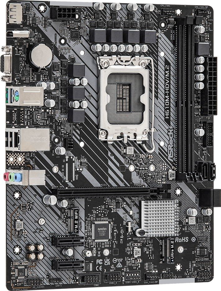 Материнская плата ASRock H610M-HDV/M.2 купить,NaN