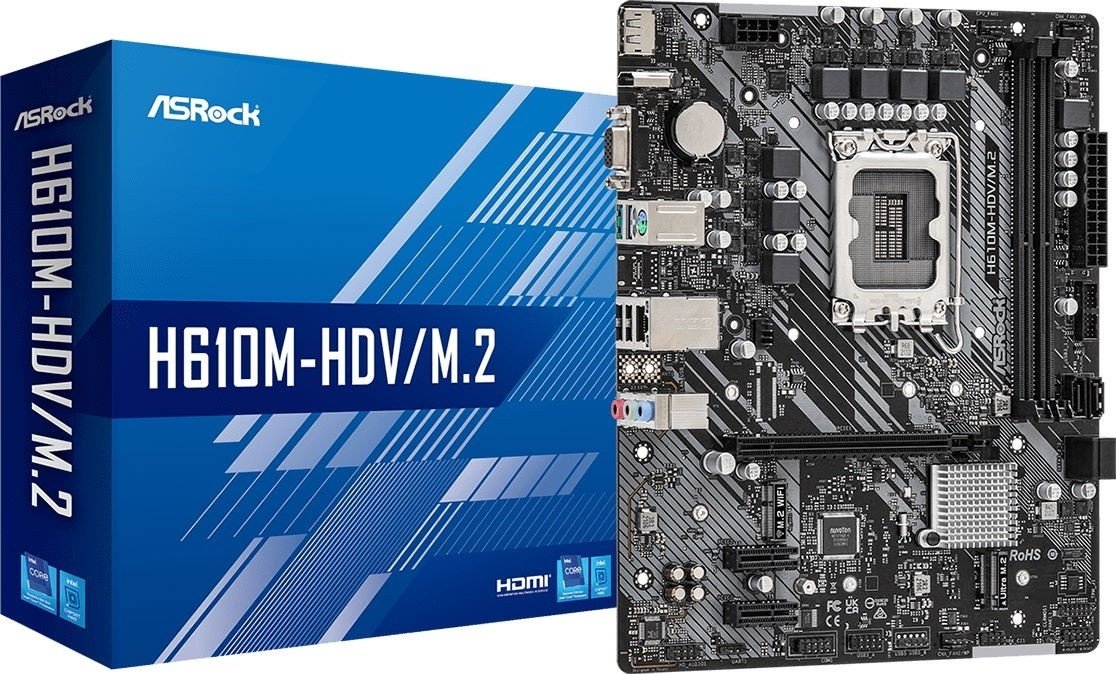 Материнская плата ASRock H610M-HDV/M.2 купить,NaN