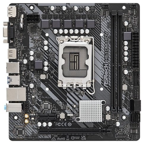 Материнская плата ASRock H610M-HDV купить,NaN