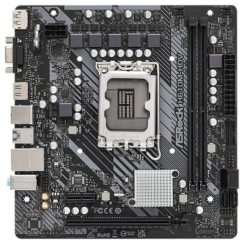 Материнская плата ASRock H610M-HDV купить,NaN