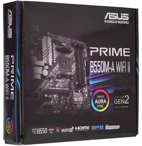Материнская плата ASUS PRIME B550M-A WIFI II купить,65309