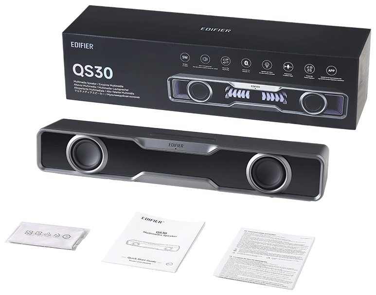 Компьютерные колонки Edifier QS-30 черный купить,NaN
