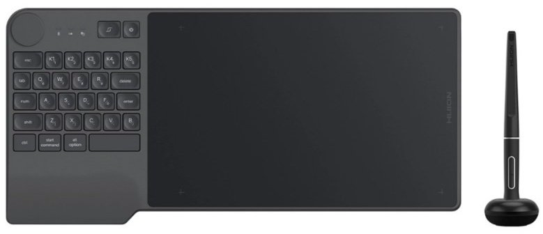Графический планшет HUION INSPIROY KEYDIAL 2 KD200 серый - ForteMarket Графический планшет HUION INSPIROY KEYDIAL 2 KD200 серый купить,76900