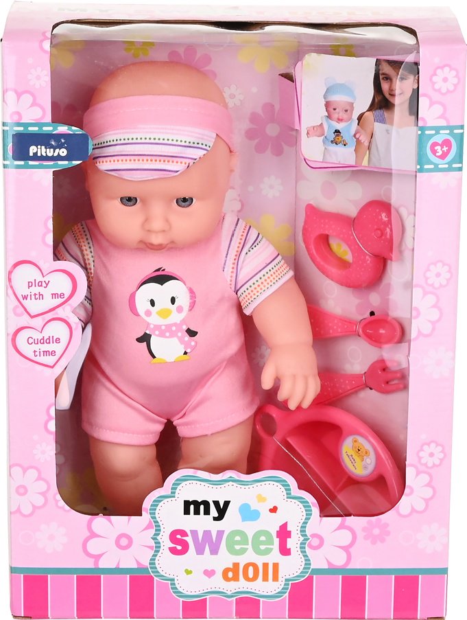 Кукла-пупс Pituso HWA1308590-Pink 30см купить,NaN