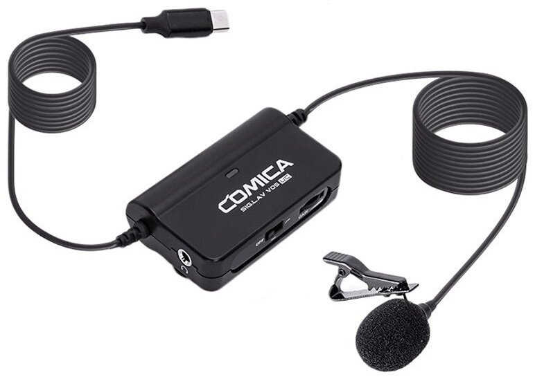 Микрофон COMICA CVM-SIG.LAV V05 UC черный купить,NaN