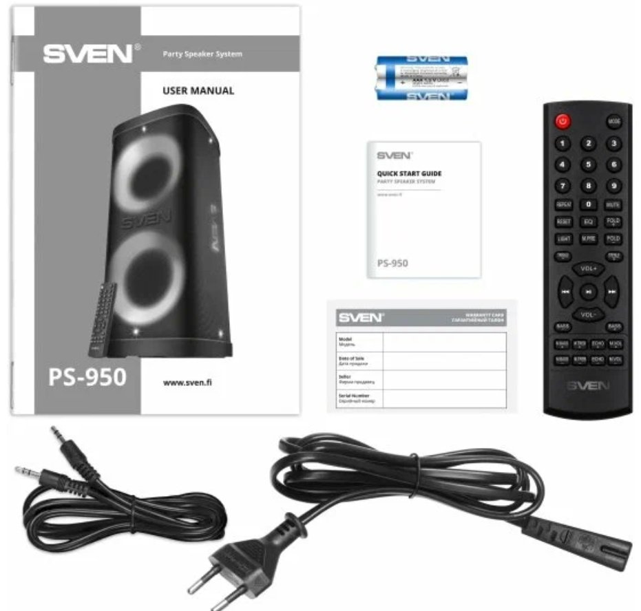 Акустическая система SVEN PS-950 купить,NaN
