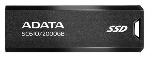 Внешний накопитель ADATA SC610-2000G-CBK/RD 2000 Гб купить,NaN