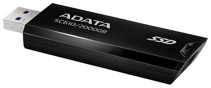 Внешний накопитель ADATA SC610-2000G-CBK/RD 2000 Гб купить,NaN