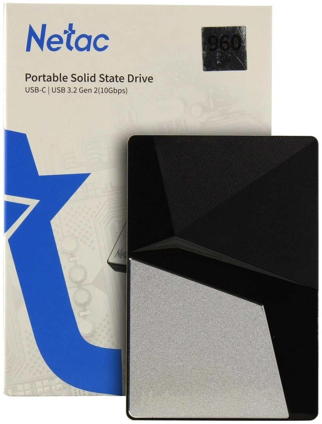 Внешний накопитель Netac NT01Z7S-960G-32BK 960 ГБ купить,NaN