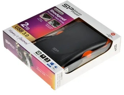 Внешний накопитель Silicon Power SP020TBPHDA30S3K 2000 Гб купить,NaN