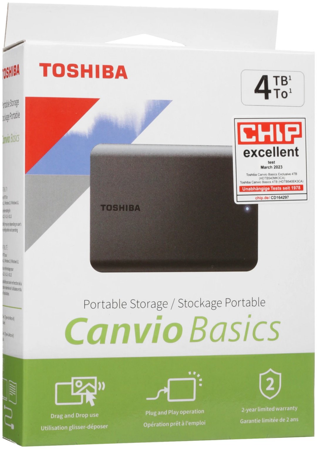 Внешний накопитель Toshiba HDTB540EK3CA 4000 Гб купить,NaN