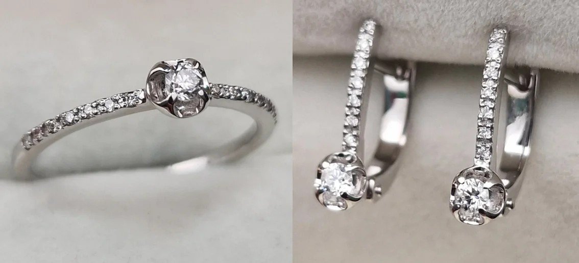 Комплект Deimantas 107466984 16,5р 0,078ct 0,167ct. купить,NaN