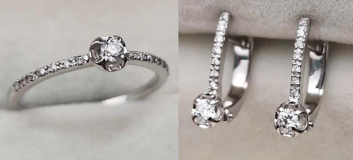Комплект Deimantas 107466984 16,5р 0,078ct 0,167ct. купить,NaN