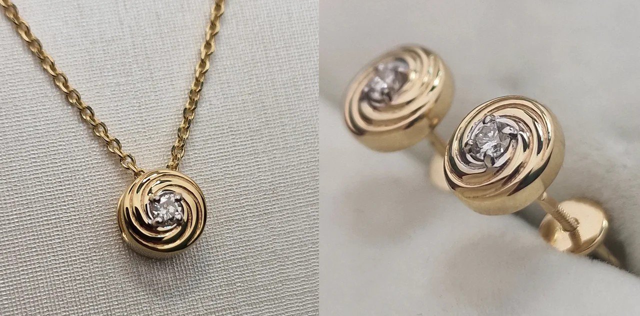 Комплект Deimantas 107415827 45см 0,064ct 0,12ct. купить,NaN