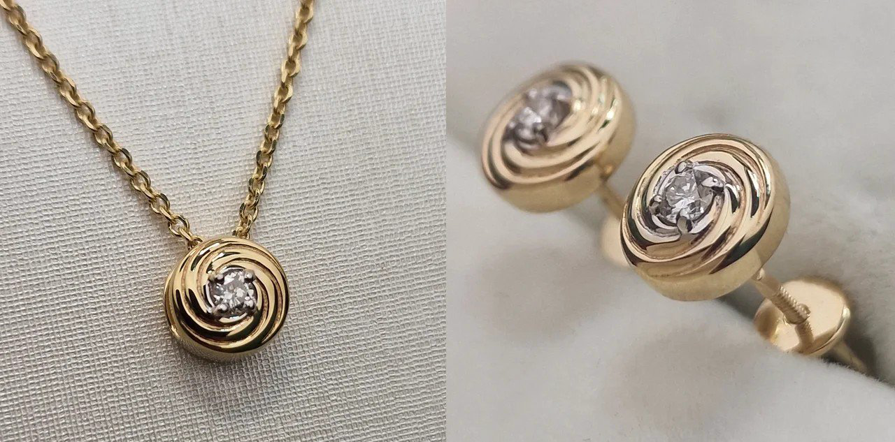 Комплект Deimantas 107415827 45см 0,064ct 0,12ct. купить,NaN