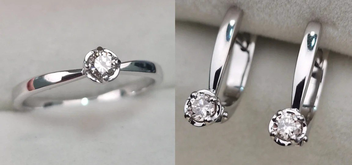Комплект Deimantas 107467114 0,11ct 0,202ct. купить,NaN