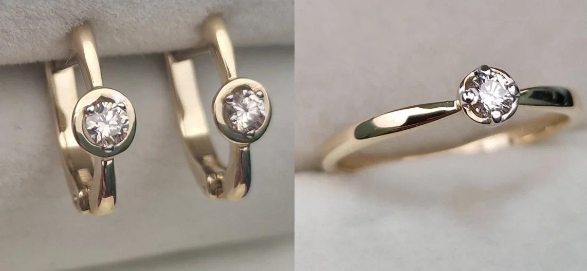 Комплект Deimantas 107461914 16,5р 0,093ct 0,24ct. купить,NaN