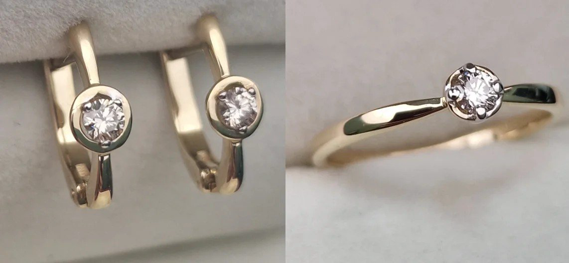 Комплект Deimantas 107461914 16,5р 0,093ct 0,24ct. купить,NaN