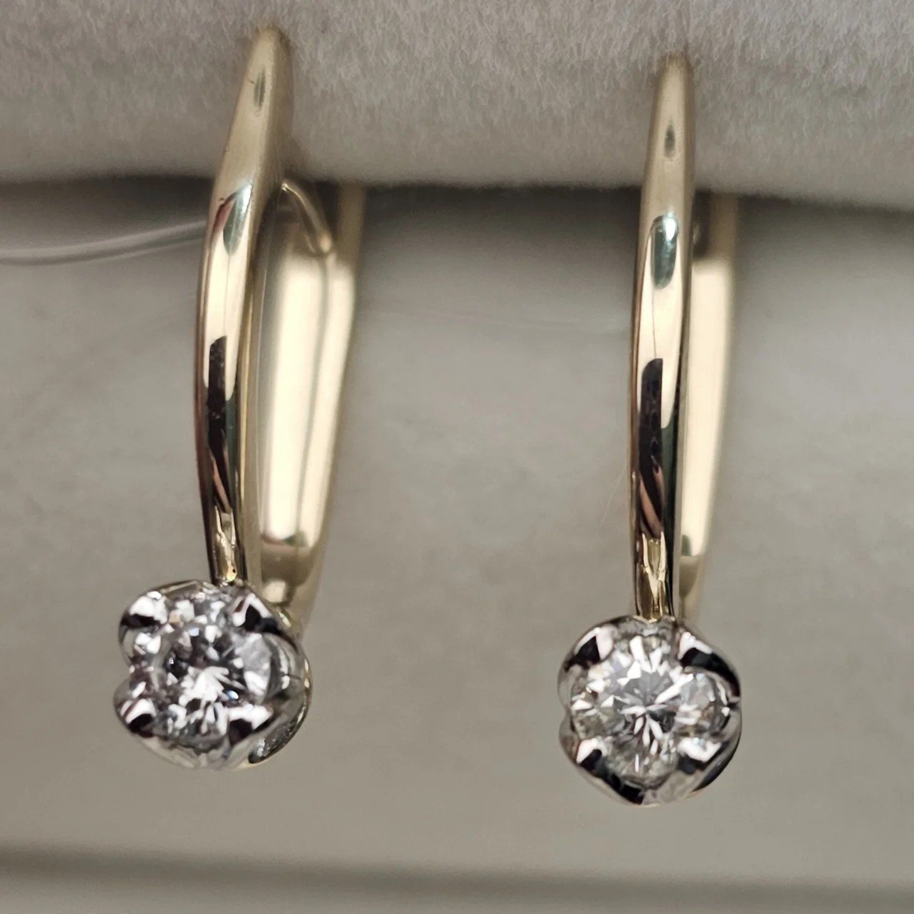 Серьги Deimantas 106931999 3,02гр 0,31ct. купить,NaN