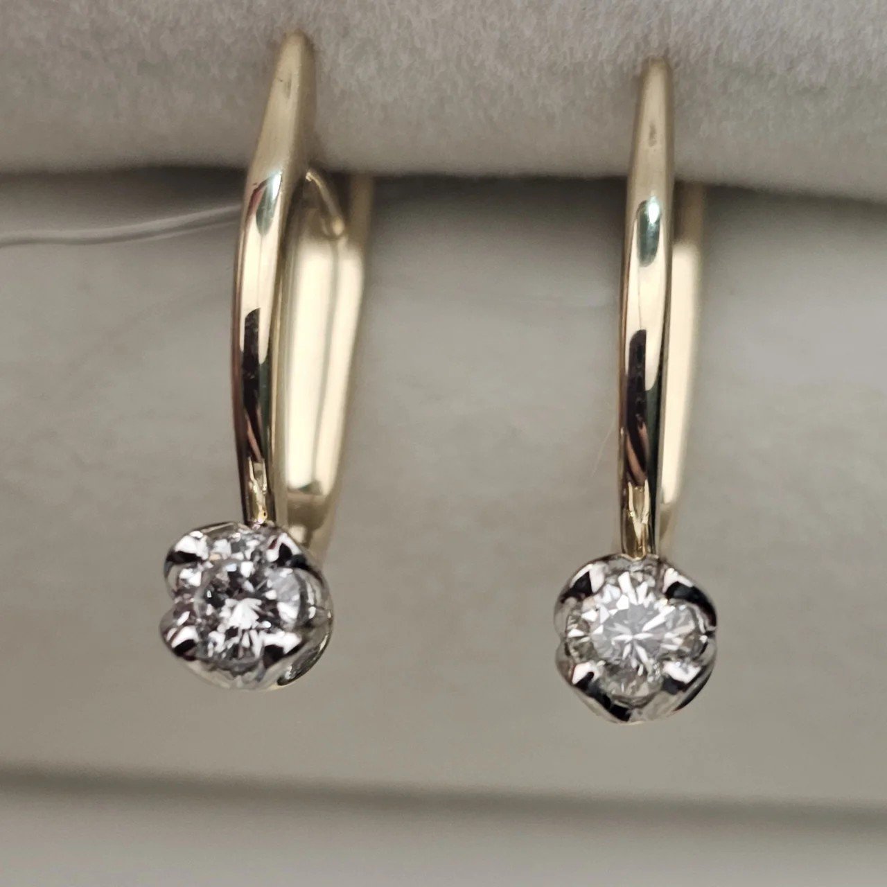 Серьги Deimantas 106931999 3,02гр 0,31ct. купить,NaN