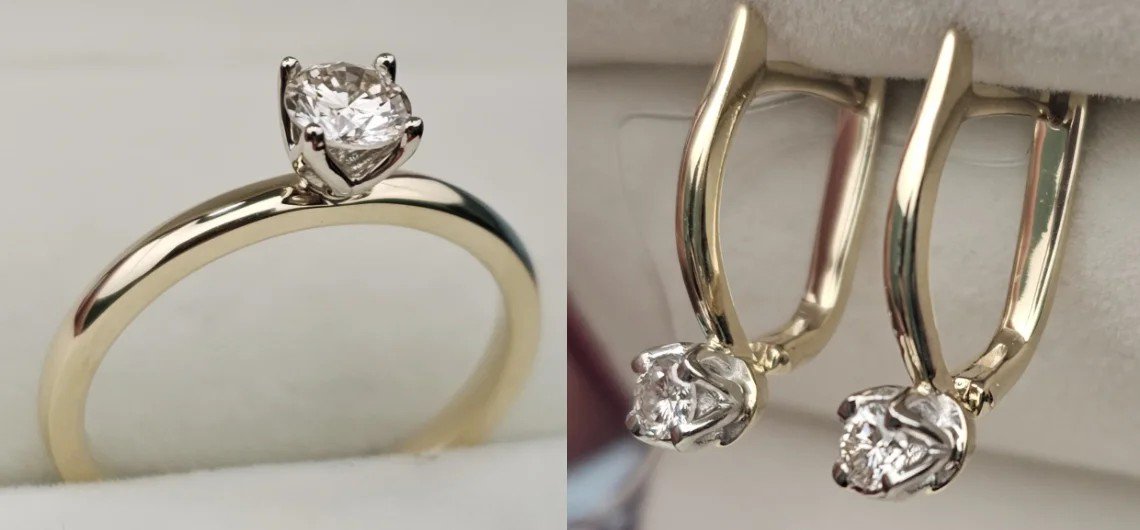 Комплект Deimantas 106963076 16,5р 0,33ct 0,31ct. купить,NaN