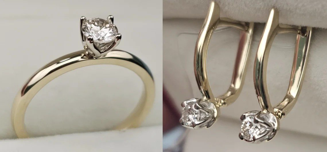Комплект Deimantas 106963076 16,5р 0,33ct 0,31ct. купить,NaN