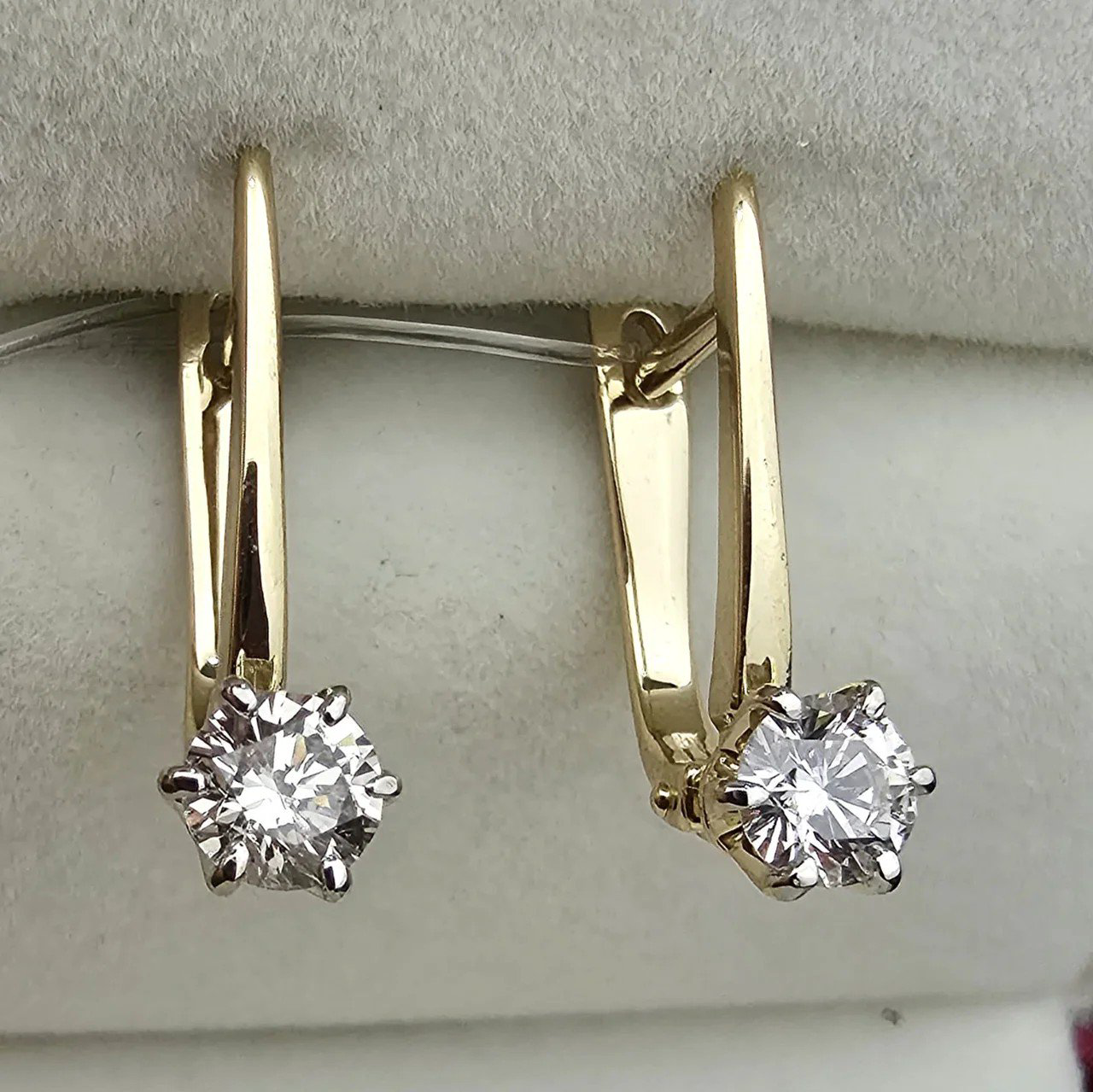 Серьги Deimantas 106932336 2,33гр 0,582ct. купить,NaN