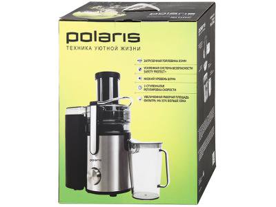 Соковыжималка Polaris PEA 1535AL черно-серебристая купить,0