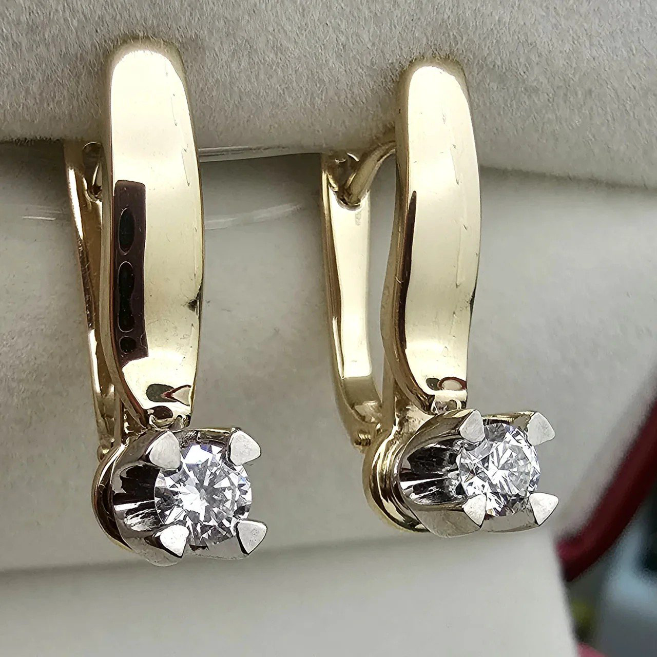 Серьги Deimantas 106932329 4,37гр 0,32ct. купить,NaN