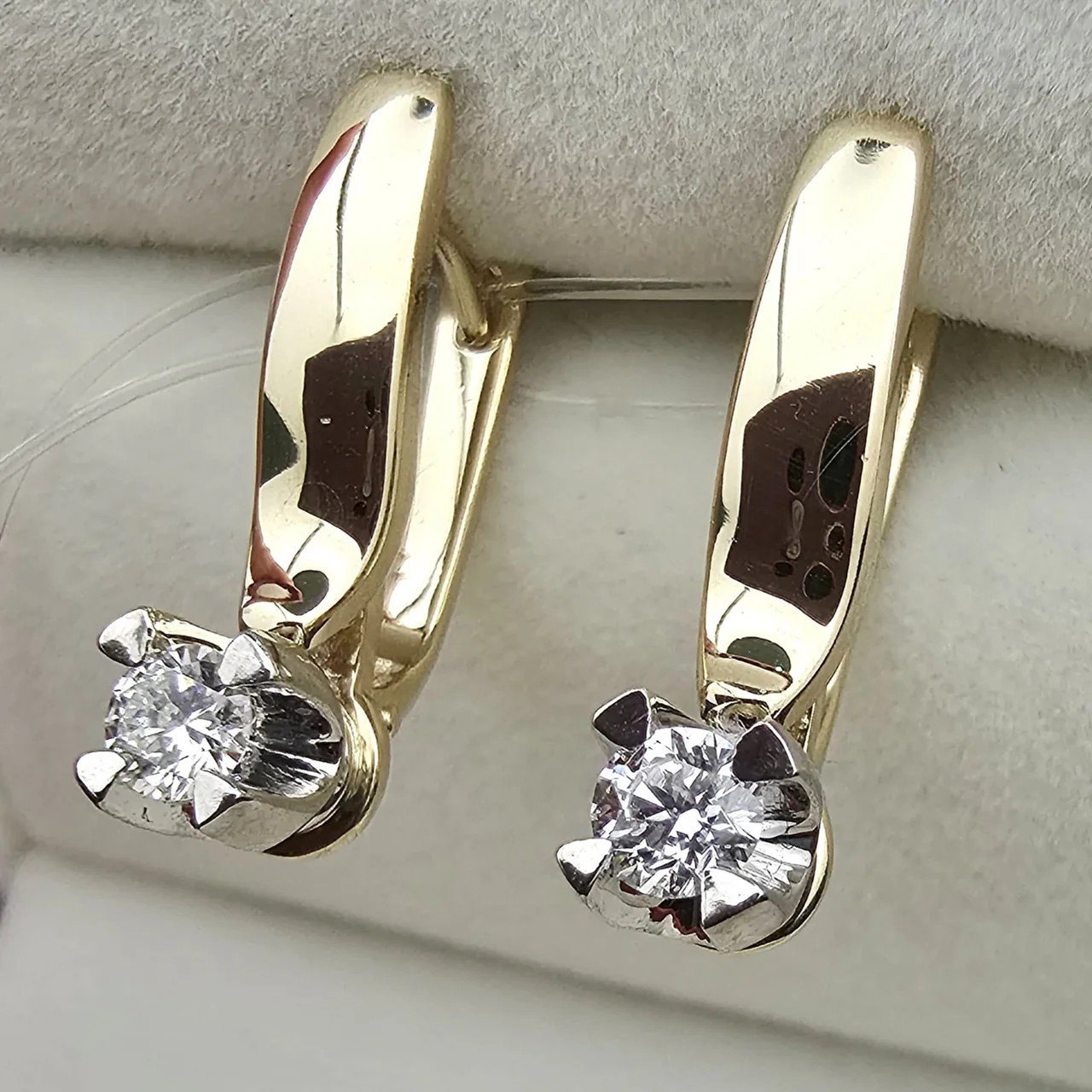 Серьги Deimantas 106932329 4,37гр 0,32ct. купить,NaN