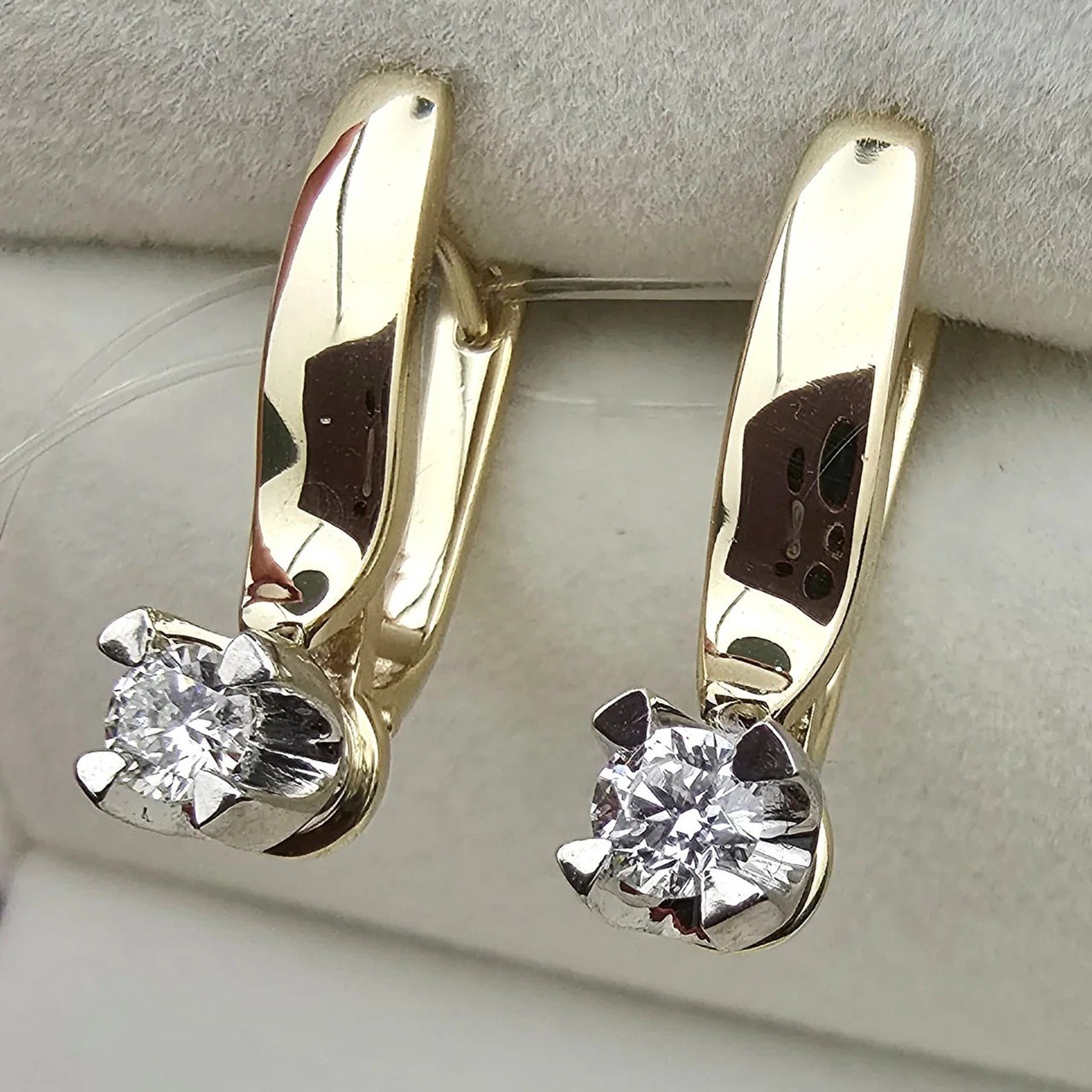 Серьги Deimantas 106932329 4,37гр 0,32ct. купить,NaN