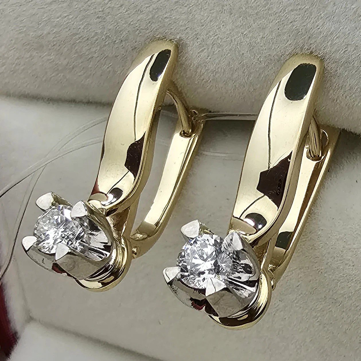 Серьги Deimantas 106932329 4,37гр 0,32ct. купить,NaN