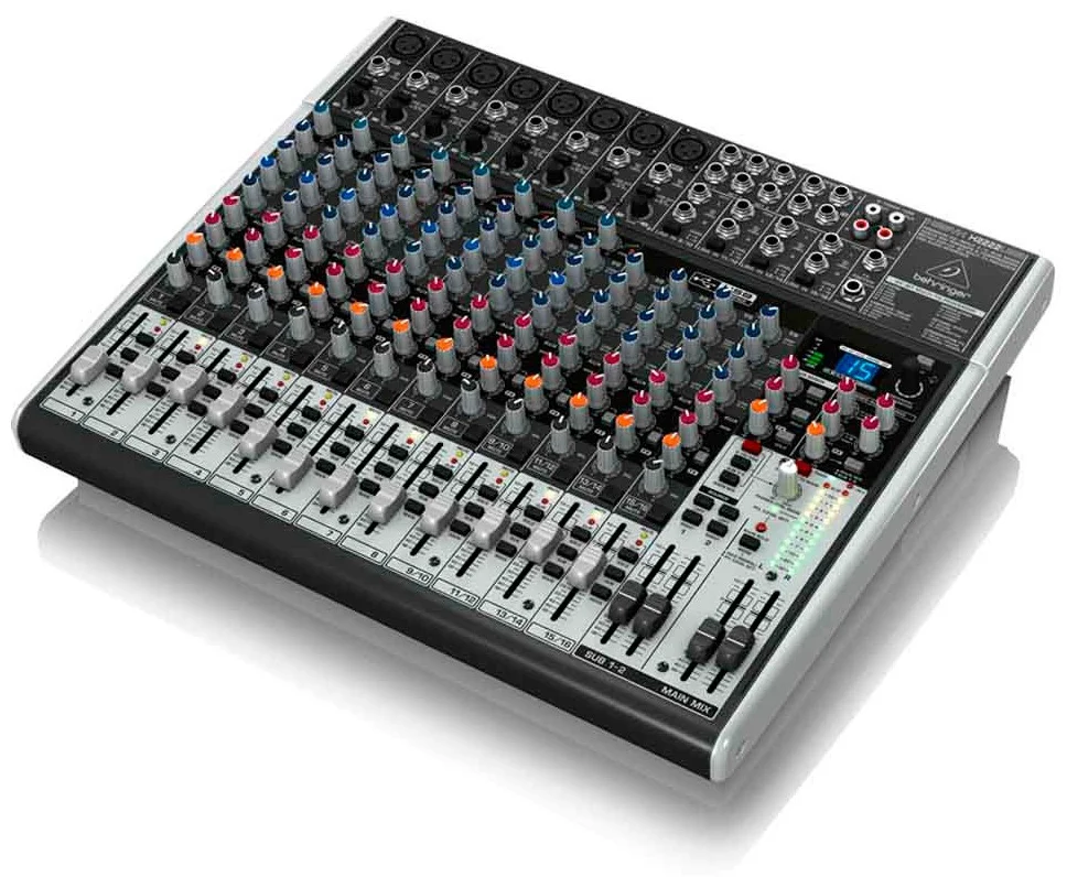 Микшерный пульт Behringer Xenyx X2222 USB черно-серый