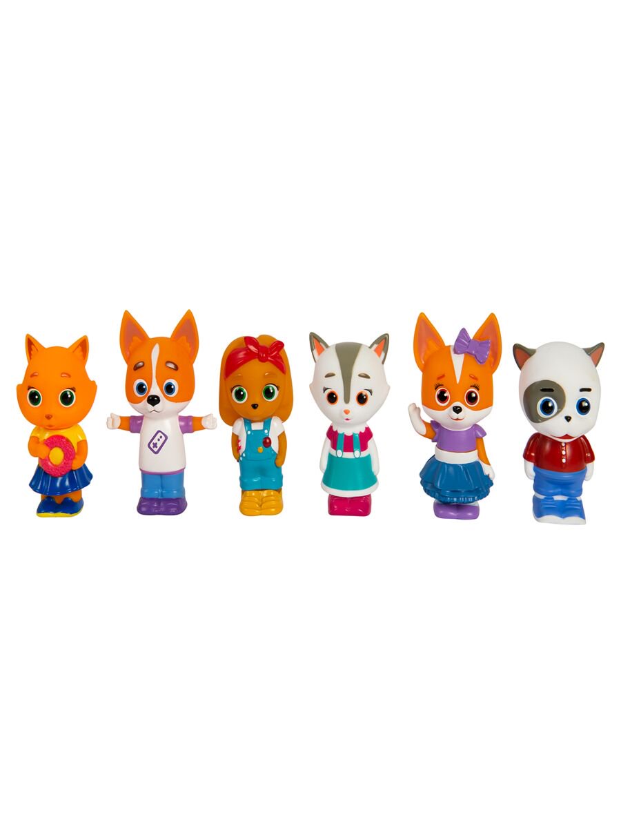 Игровой набор Кошечки Собачки 6 штук пластизоль купить,NaN