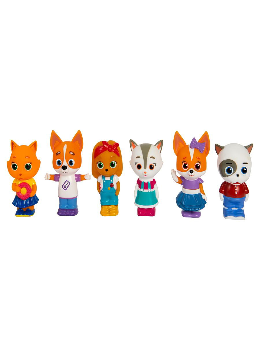  Игровой набор Кошечки Собачки 6 штук пластизоль купить,NaN
